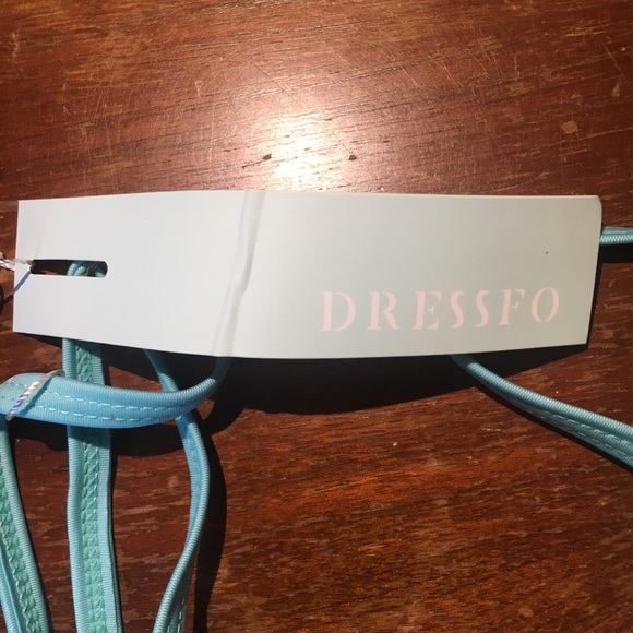 New Geometric turquoise tanking/bikini set - Picture 4 of 4